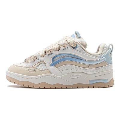 Li Ning CF Comfort Breathable Shock Absorbing Durable Low Top Casual Shoes Women sneakers Cloud-White AGCT330-3