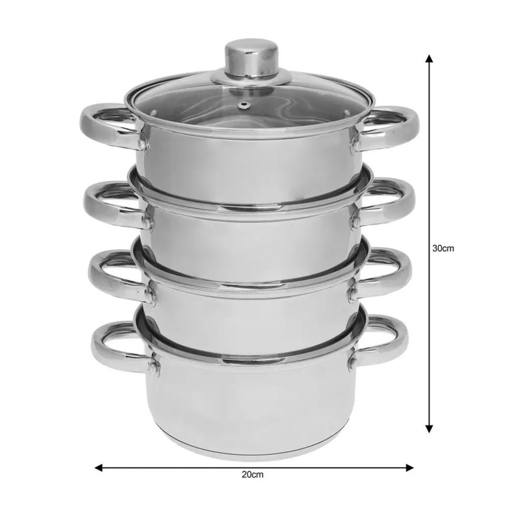 KINGHOFF STEAM POT 5 PIECES 18cm KH-3317