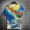 Men's T-Shirt Kids T Shirts 3D Santa Claus Printed Short Sleeve Christmas T-Shirt Trendy Christmas Casual Clothing Tops