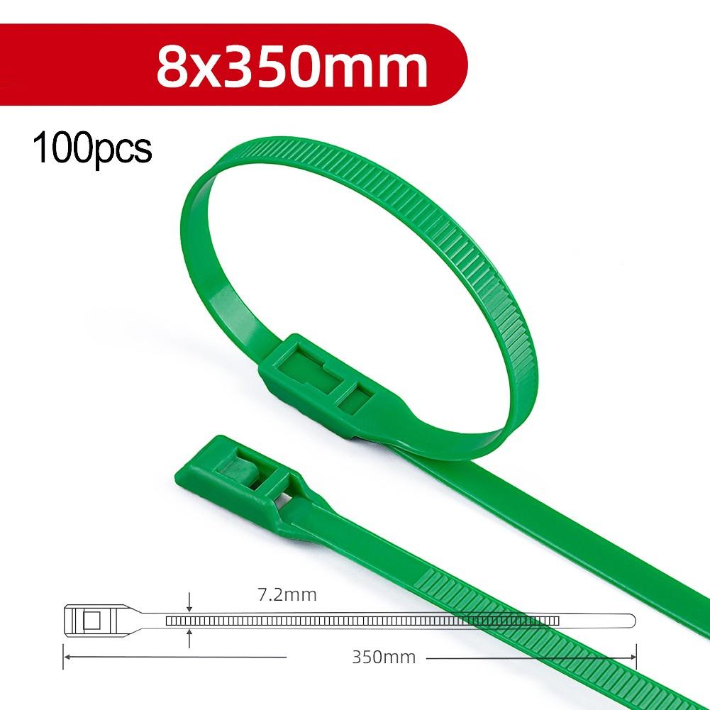Maximum Tensile Strength 200 Lbs Nylon Cable Ties Self-locking Ties