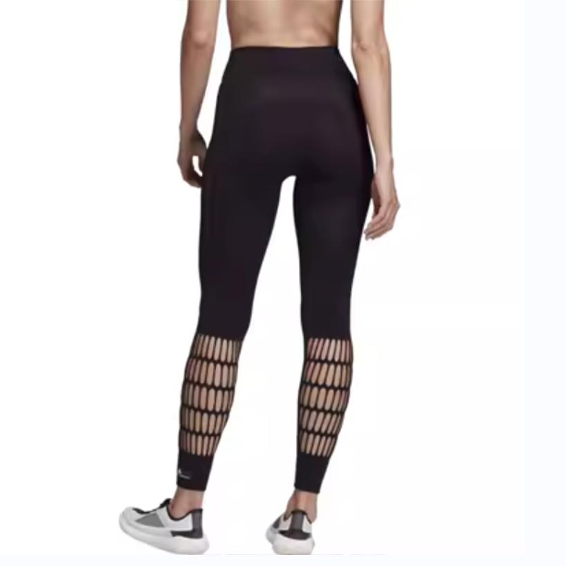 Adidas Удобные повседневные женские леггинсы для йоги, черные DY4183