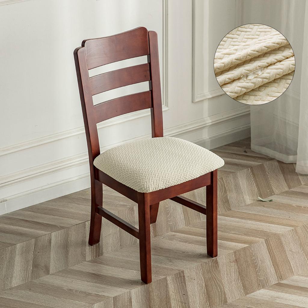 Новый настоящий водонепроницаемый чехол на стул, эластичные чехлы на стулья для столовой, дешевые моющиеся жаккардовые чехлы на стул для дома, отеля, кухни