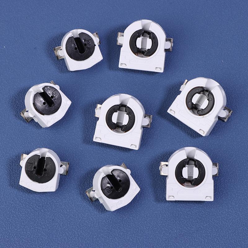 5 шт. Патрон для люминесцентной лампы T5 T8 с цоколем G5 G13, нешунтированный, термостойкий, AC 500 В 2 А для светодиодной люминесцентной лампы