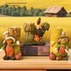 Миниатюрные фигурки тыкв на Хэллоуин. Тыквы на Хэллоуин. Украшения для каминов, полок. Домашний дисплей.