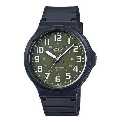 Мужские стандартные аналоговые кварцевые часы MW-240-3BV Moss Green, без подарочной коробки, параллельный импорт, международная модель