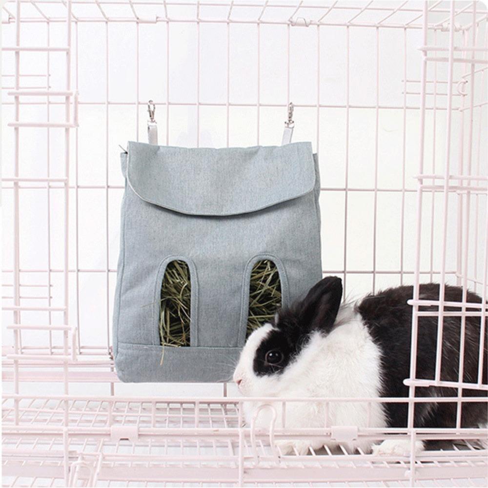 for Chinchillas Bunny Grass Storage Bag Guinea Pig Hay Bag Rabbit Feeding Bag Hamsters Food Rack