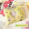 New Kawaii Butterfly Photo Album PVC Love Heart Hollow 3In Card Holder Mini Idol Card Collection