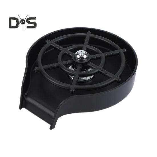 Кухонная мойка Ополаскиватель для стекла Мощные форсунки высокого давления Работа без помощи рук Вращающееся на 360 градусов Ополаскивающее устройство для чашек Насадка для раковины