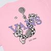 Vans Повседневная мягкая удобная приятная к коже футболка с коротким рукавом унисекс топы розовая VN000NJUEGP1