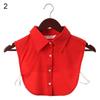 Vintage Detachable Cotton Clothes Accessories Shirt Fake Collar Lapel Blouse Top False Tie