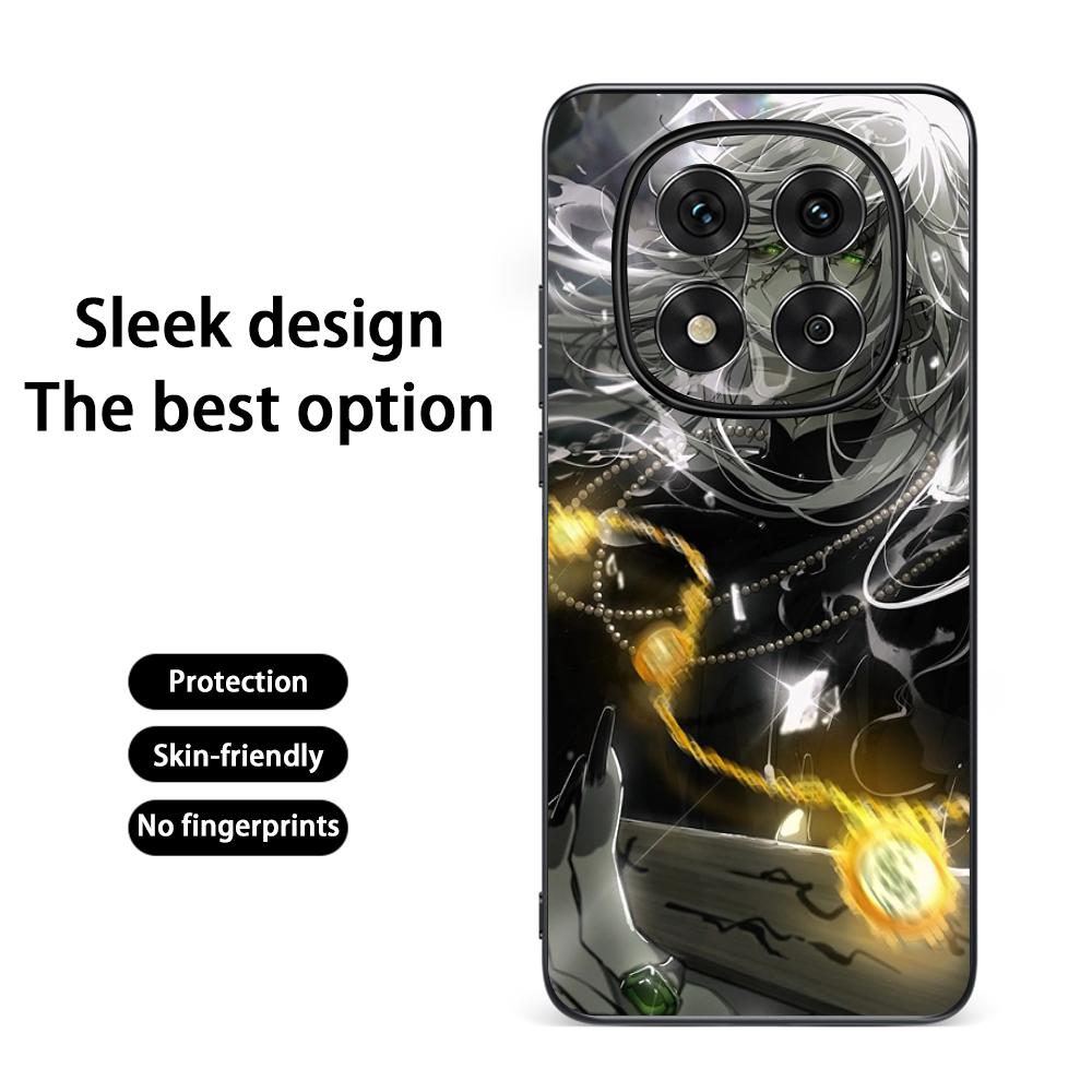 Чехол для телефона Black Butler Горячий японский аниме для Redmi Note 14 13 12 11 Pro Plus S 5G 14C A3 Мягкий черный чехол для телефона
