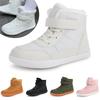 Suitable for Small/middle Children's Wide-foot Warm Cotton Boots for Boys and Girls Barefoot Snow Boots 2025 Winter