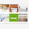 Spice Rack Wall Shelf Home Kitchen Tissue Accessoriy Wall Stand Hanger Kitchen Paper Roll Holder Hanger Under Partition