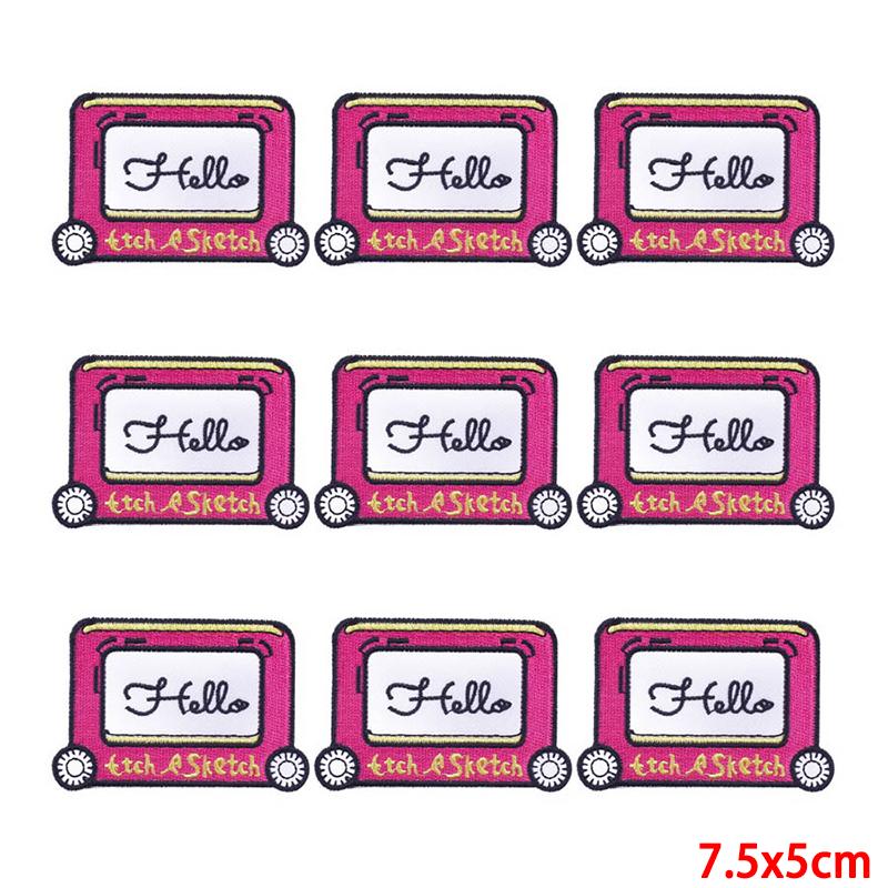 10 шт./лот, оптовая продажа, вышивка, железные нашивки для одежды, нашивки для одежды, куртки, декор, аппликация, принадлежности для шитья