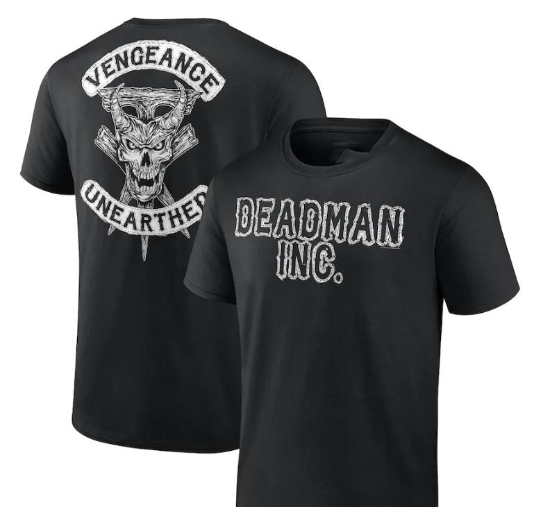 Black The Undertaker Vengeance Unearthed Retro T-Shirt Unisex T-Shirt
