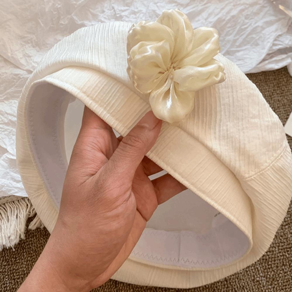 Versatile Painter Hat French Style Artist Cap Breathable Flower Beret  Holiday
