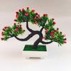 Искусственный цветок, дерево, растение, бонсай в горшке, садовая вечеринка, настольная мебель, декор