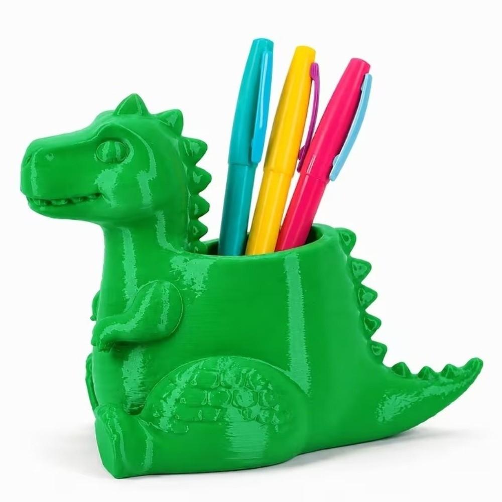 Cute Dinosaur Pen Holder 3D Printed Dinosaur Succulent Planter Stationery Stand  Office Supply