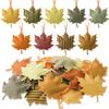 27Pcs Fall Tree Decoration Thanksgiving Tree Ornaments 3D Felt Maple Leaf Hanging Ornaments Autumn Decor for Home Autumn Party