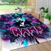 Custom Name Maleficent's Dark Beauty Carpet Rug Customizable Soft Washable Anti-Slip Home Living Room Sofa Mats Personalized Rug. 0909353