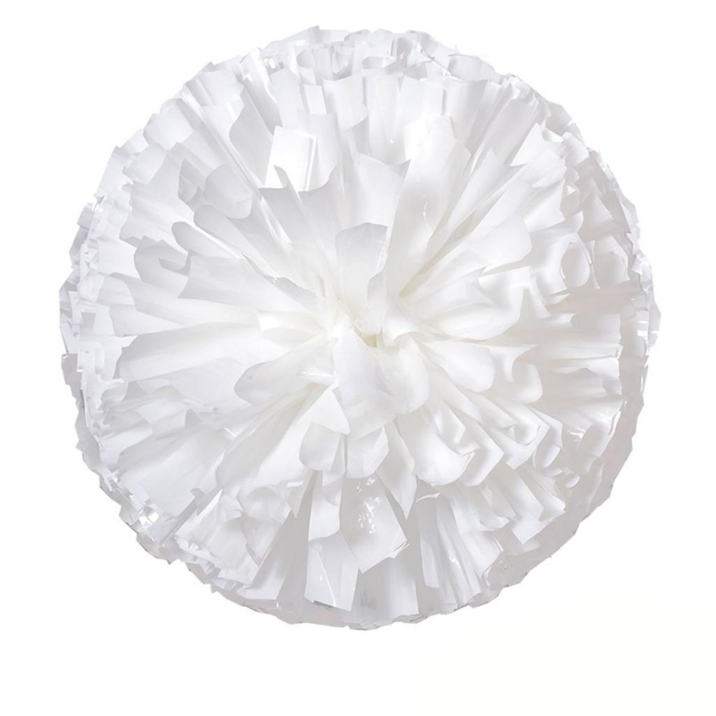 2Pack 30cm/11.8in Solid Color Plus Thick Pom Mutipulcolor For Cheerleader Team Performance