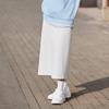 Li Ning Sports Fashion Series Weekend Youth Retro Comfortable High Weight Solid Color Schnour Up Casual Sports Tennis Triket Long Dress ASKU144-1