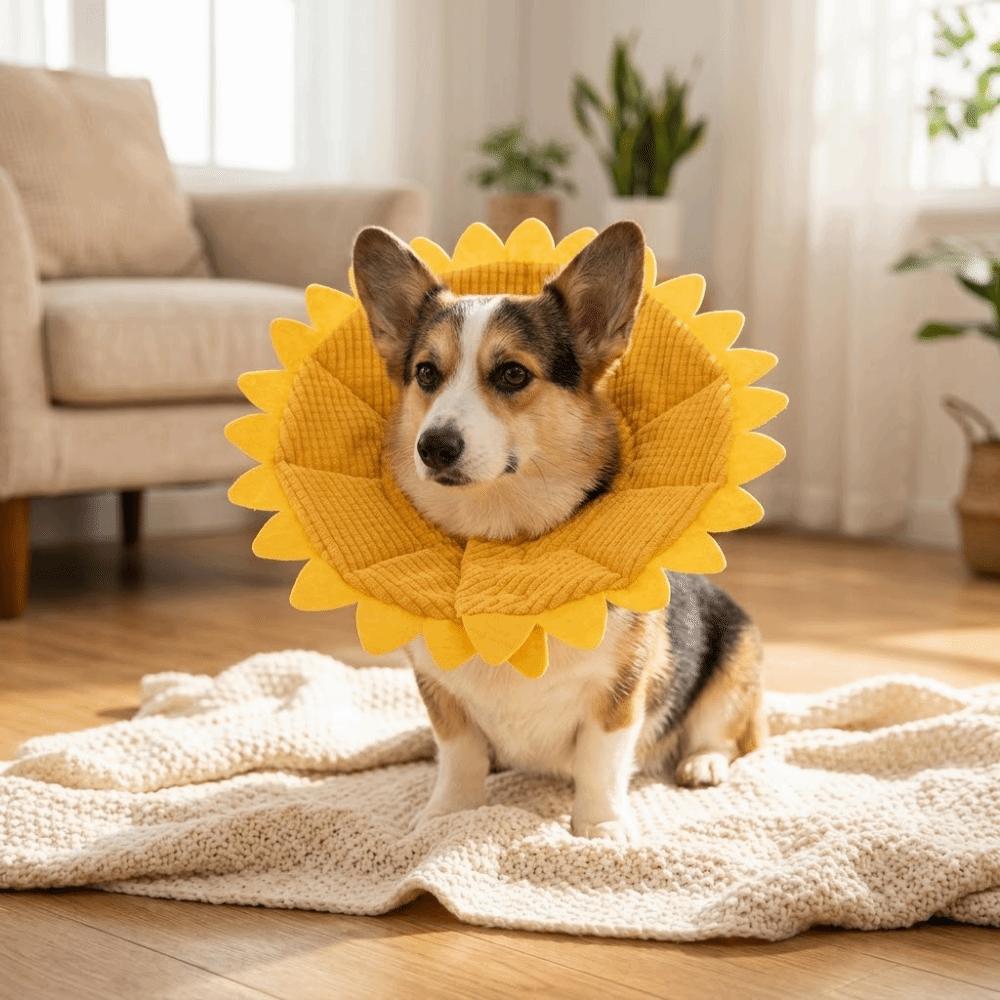 Soft Foam et Recovery Collar Adjustable Fit Anti-Lick Neck Ring  Daily Wound Care