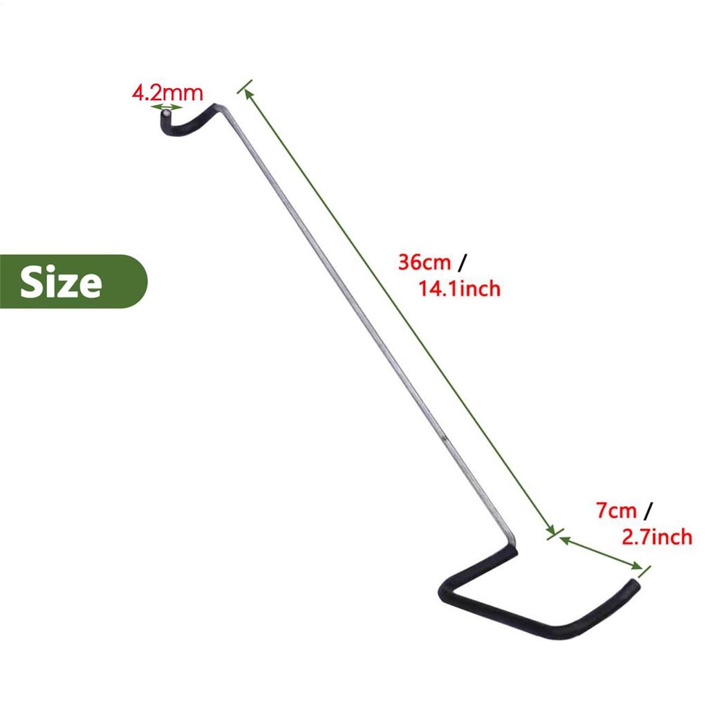Branch Spreader 10pcs Tree Limb Spreader Branch Bending Tool With Protective Sleeve Bending Tool for Lawn Planting Yard Soil