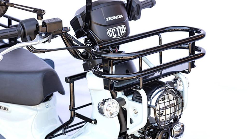 Передний багажник Kijima Bike Parts, стальной Cross Cub, черный 50/110 ('18-) 210-2785