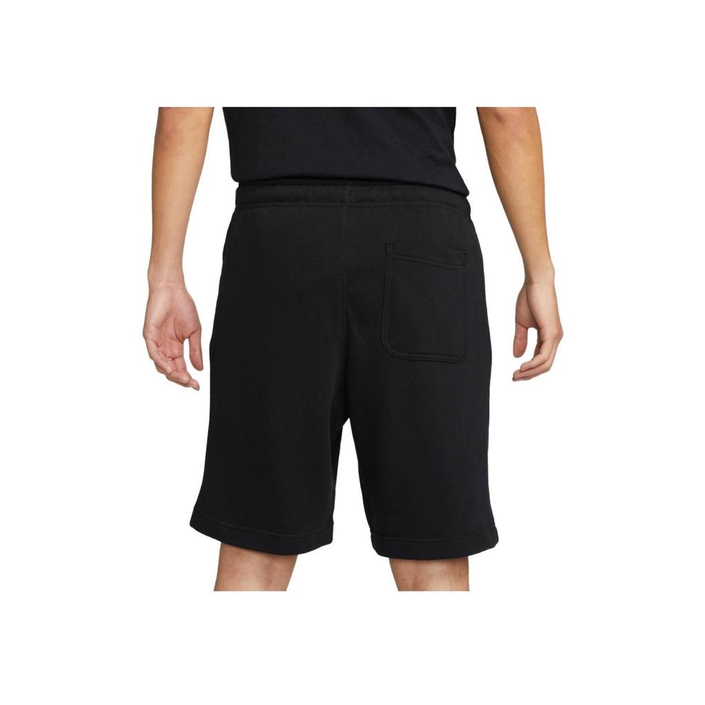 Nike Alphabet Print Drawstring Straight-Leg Shorts Men Bottoms Black FB8831-010