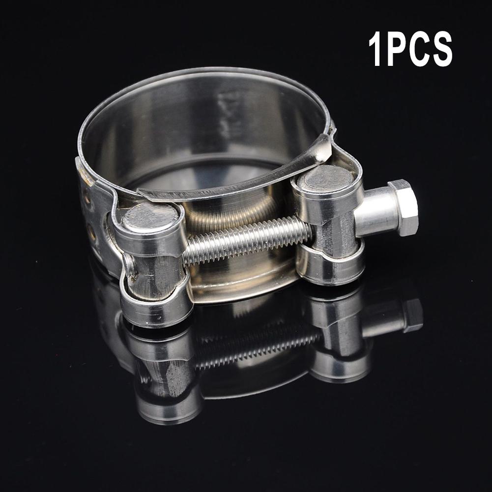 Сверхпрочный хомут из нержавеющей стали для систем двигателя - Регулируемый и устойчивый к коррозии, 1 шт.