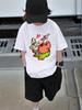 Jellyfish SpongeBob Short Sleeve Tee For Children Summer Cute Crewneck Casual Ages 3-14