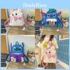 Cute Cartoon Bow Aristocats And Reading Design Student Backpack Daily For