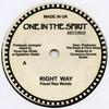 7-дюймовая пластинка PAVEL RAS WOLDE - Right Way / Dub OITS008 One In The Spir 2016 UK Регги, Ска и Даб