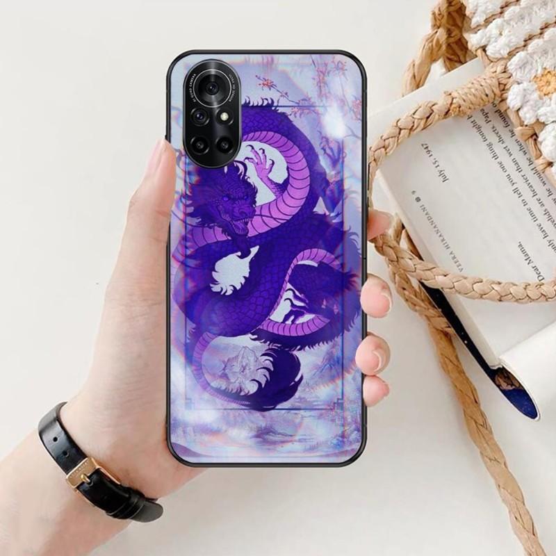 Чехол для телефона Cool Dragon Art для Honor 70 50 20 7S X9 X8 X7 Magic 4 3 Pro, мягкий черный чехол для телефона