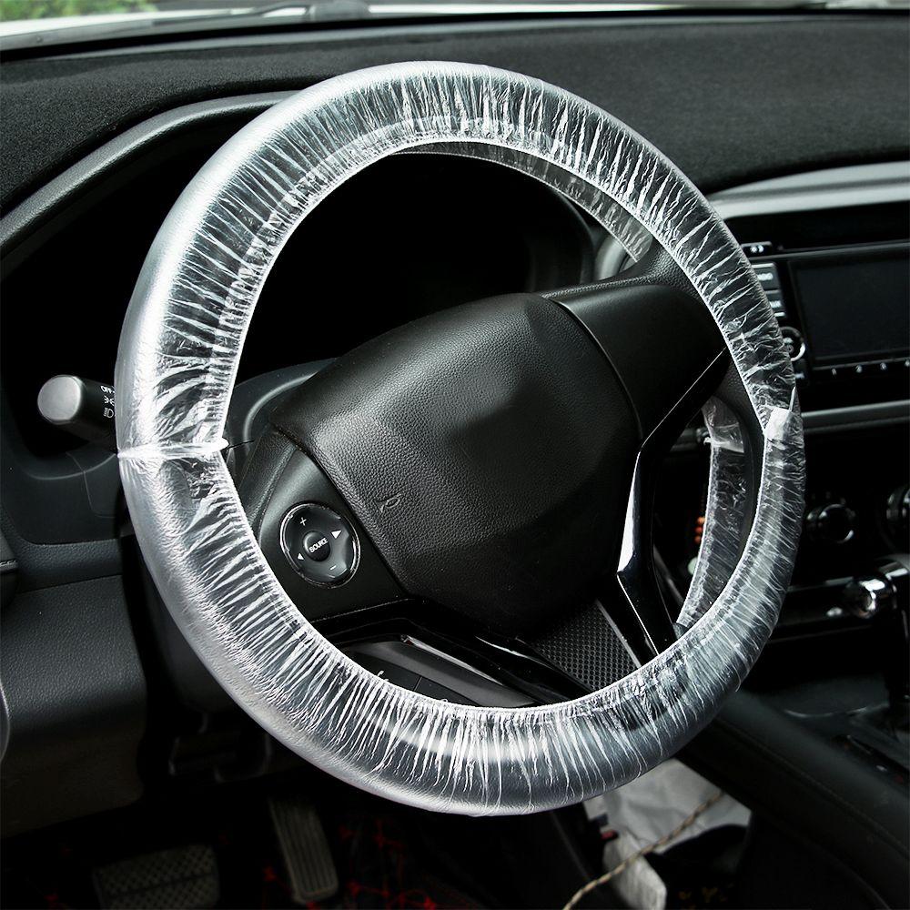 Isolation Safety Protection Bags Steering Wheel Cover Disposable Car Lever Cover Seat Cover