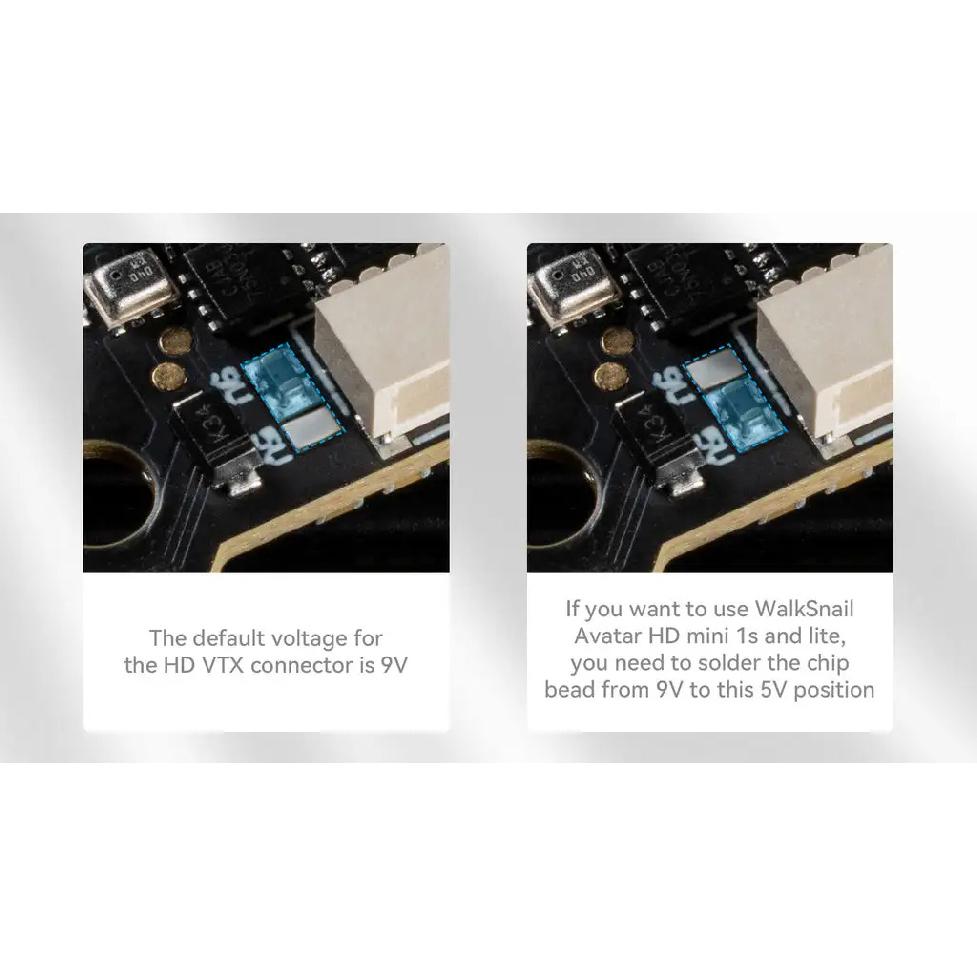 F4 2-3S 20A AIO FC BETAFPV V1, Integrated HD VTX with O3 6-Pin PMU for HD Whoop Drones, Dual BEC USB Port