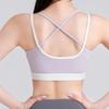 Cross Belt Training Fitness Bra Anti-shake Underwear for Women Breathable Yoga Soft Bra  Women