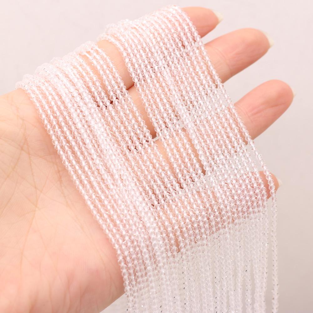 3-ниточные бусины из шпинели из натурального камня 2 мм, маленькие свободные бусины-разделители для изготовления ювелирных изделий, ожерелья, браслета, браслета, серег, аксессуаров, бисера 38 см