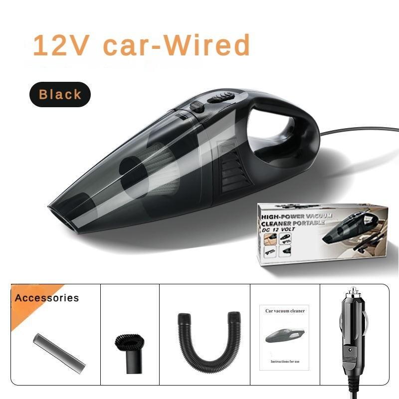 Мощный автомобильный пылесос мощностью 120 Вт, портативный беспроводной ручной пылесос, небольшой бытовой настольный пылесос