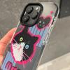 Премиум милый мультяшный кот 14promax iPhone 13 чехол для мобильного телефона iPhone14 женский xr противоударный 8p нишевый 12