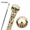 Golden Black Luxury Round Handle Fashion Stick for Party Decorative Walking Cane Elegant Crosier Knob Walking Stick 93cm