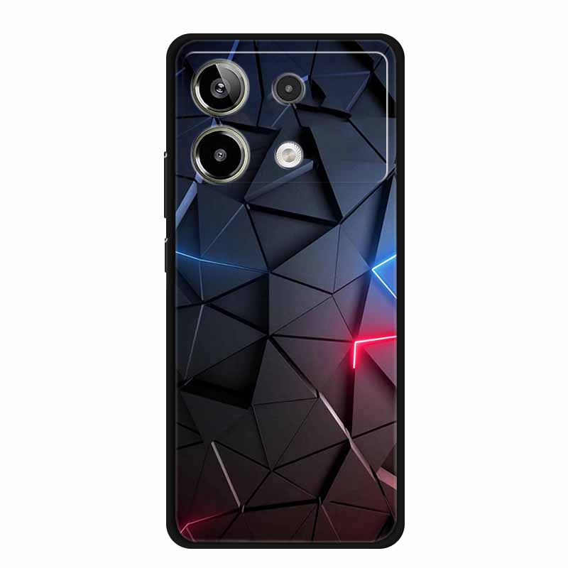Чехол для Redmi Note 13R Pro Животные Мягкий силиконовый ТПУ Чехлы для телефона Задняя крышка Для Xiaomi Redmi Note13R Pro Волк Защитник fundas