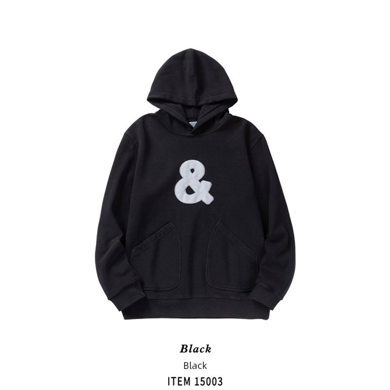 American Retro Heavy-Duty Washed 520g Heavyweight Sweatshirt for Men, Winter Fleece-Lined Thickened Foreign Trade Men's Casual Jacket