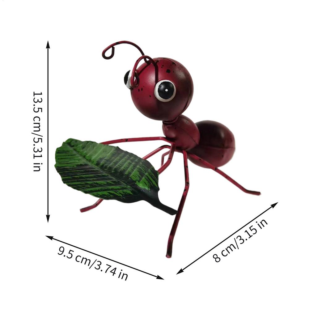 Садовый Декор Муравьи Металлические Муравьи Садовые Украшения Двор Металлическое Искусство Задний Двор Газон Колышки Декор Муравьи Сад Железные Поделки