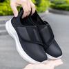 Men Casual Shoes Thumb Eversion Adjusting Soft Comfortable Diabetic Man Shoes Loose Fitting Big Size Hollowing Out Elderly Shoes