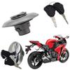 Крышка топливного бака мотоцикла с ключом для Honda CG125 CG125ES CG125M CLR125 City Fly CBF250 XL125 Varadero XR125L 17620-KPC-641