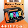 Car Radio Android Auto Carplay For Hyundai Elantra 2007-2011 Multimedia Player Head Unit Stereo GPS Navigation BT WIFI 1+16GB