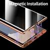 360 Полное покрытие Магнитный Металлический Флип-кейс Для Samsung Galaxy 20 Ultra Note20 Чехлы Закаленное Стекло 20 Приватность Fundas Euti