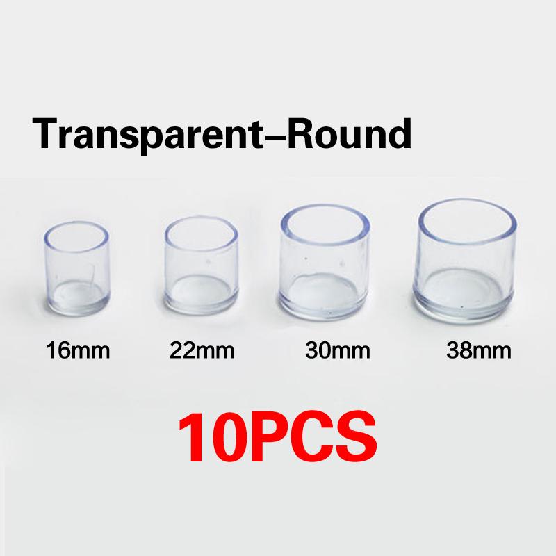 10Pcs Dust Cover Table Feet Socks Non-slip Chair Leg Caps Floor Protector Pads Silicone
